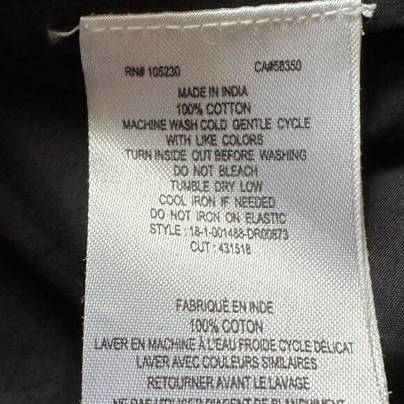 Joie Clorinda Dress Tie Front Cut Out Back High Low Black Womens Size 0 - Picture 10 of 10